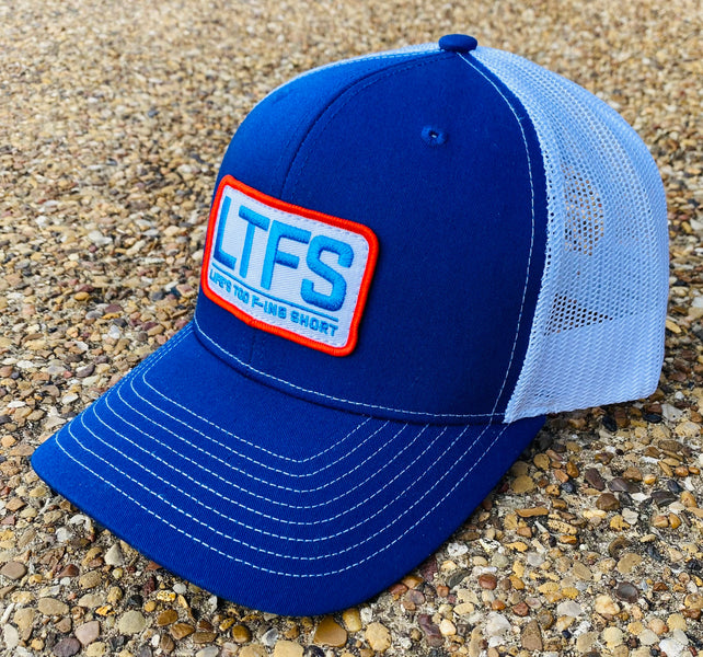 Royal Blue / White / Red Trucker